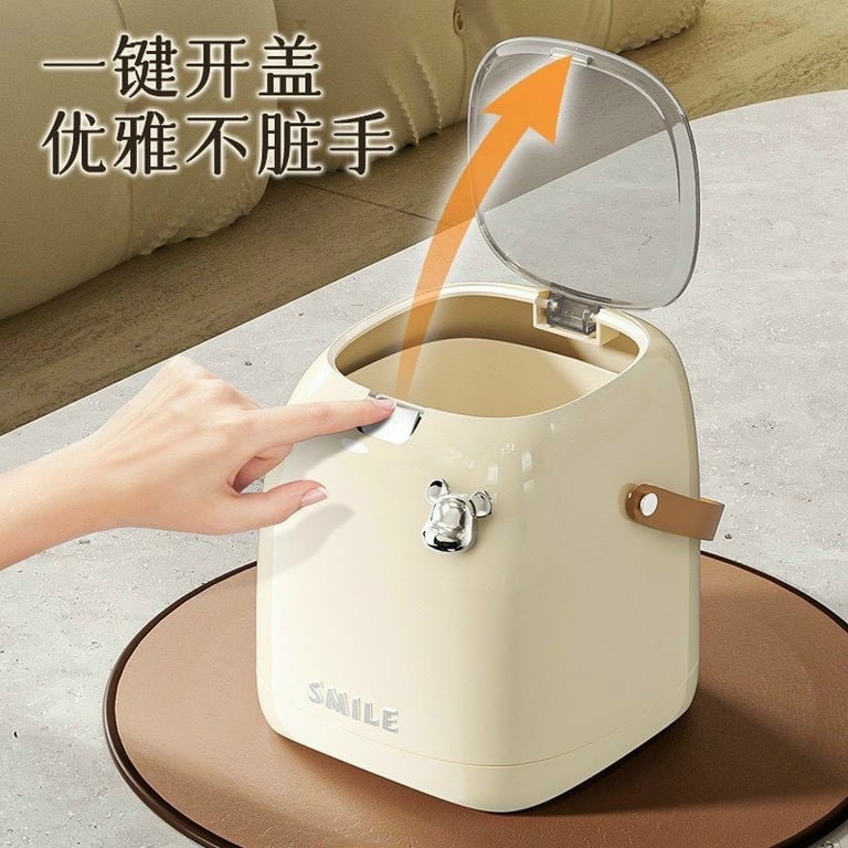 Thùng Rác Mini Để Bàn có quai xách
