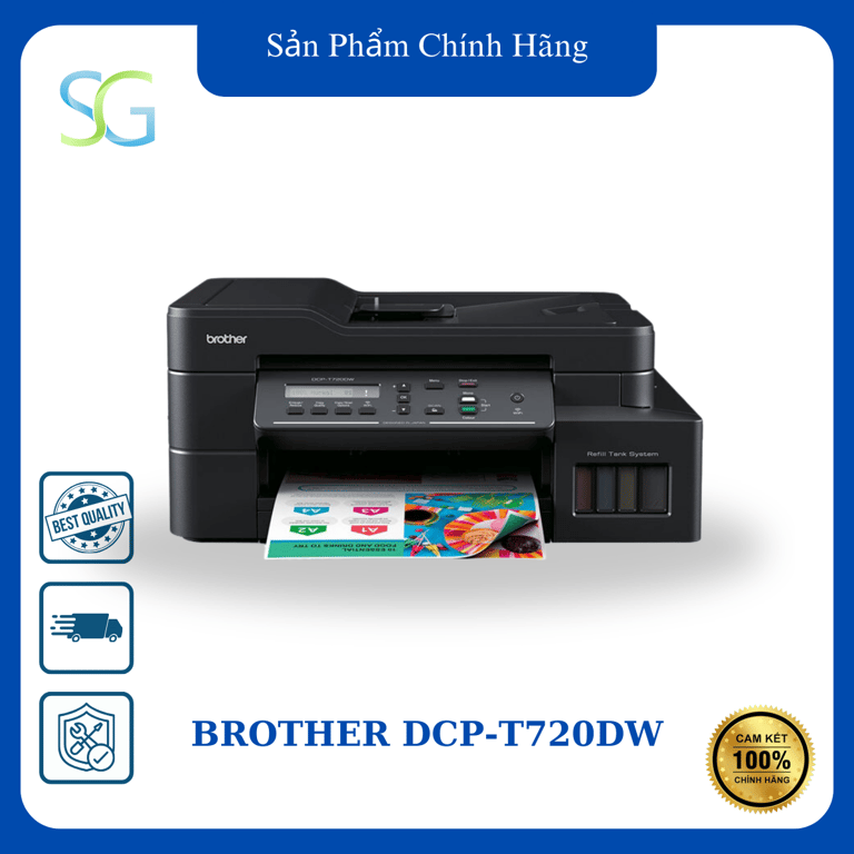 Máy In Brother DCP-T720DW - In Phun Màu Đa Năng Chính Hãng