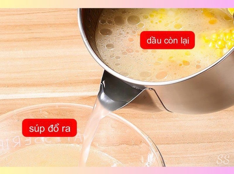 Ca tách dầu mỡ, nước béo