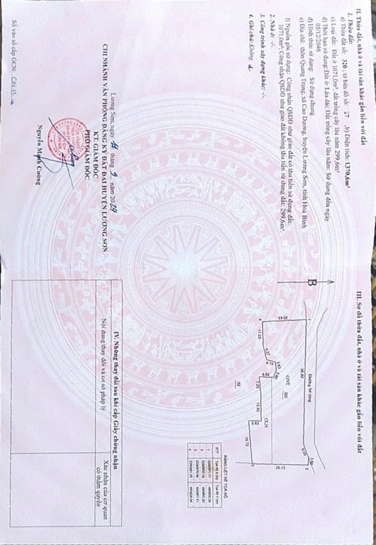 96m2 full thổ cư tại  Cao Dương, Lương Sơn, Hoà Bình