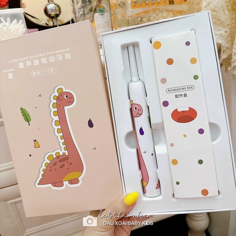 BÀN CHẢI ĐIỆN KID CHÍNH HÃNG BOORUI