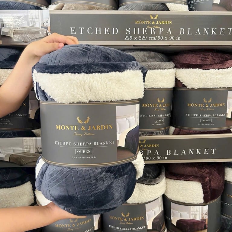 Chăn lông cừu Monte&Jardin