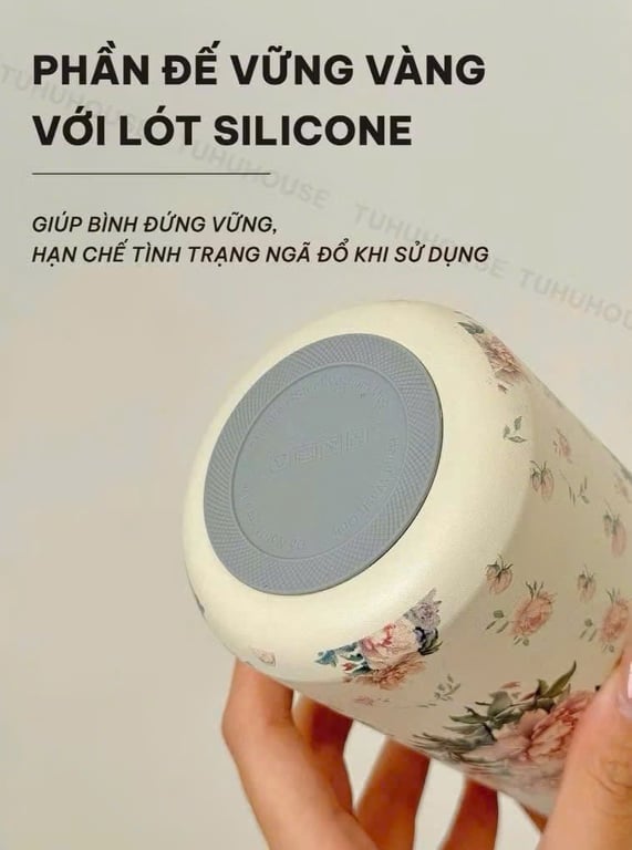 BÌNH GIỮ NHIỆT HOA NHÍ 600ML