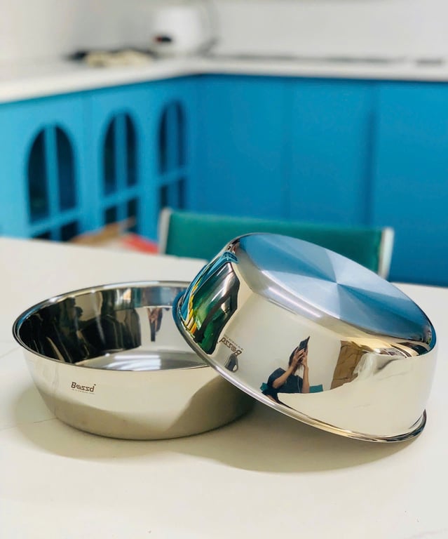 TÔ TRỘN THỨC ĂN KIÊM CHẬU RỬA INOX NHÀ BOSSD 24CM BSD601