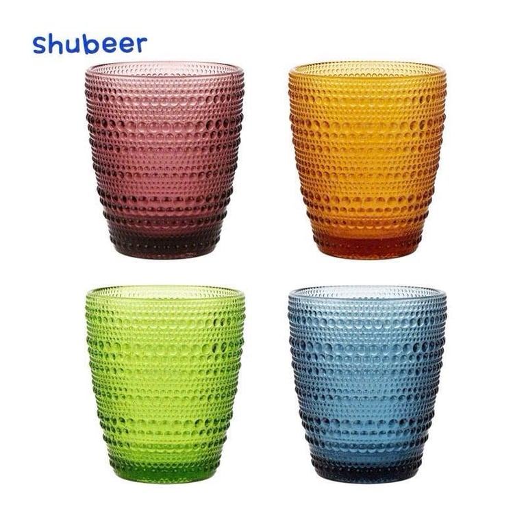 BỘ 4 CỐC THỦY TINH HIGHGATE COLLECTION 4 MÀU 295ML