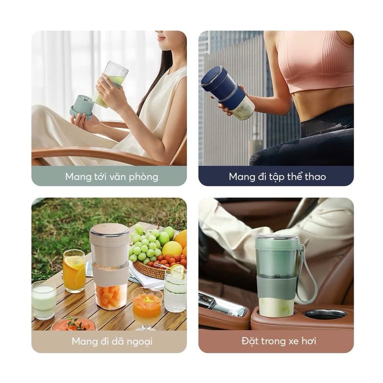 MÁY XAY SINH TỐ CẦM TAY ELMICH BLE9215 400ML