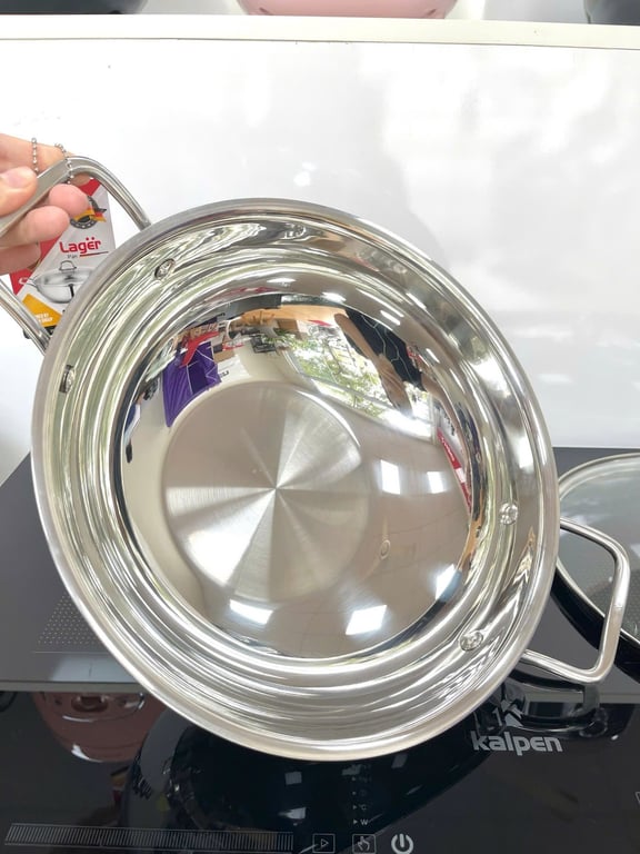 CHẢO XÀO INOX 5 LỚP KALPEN LAGER LX28