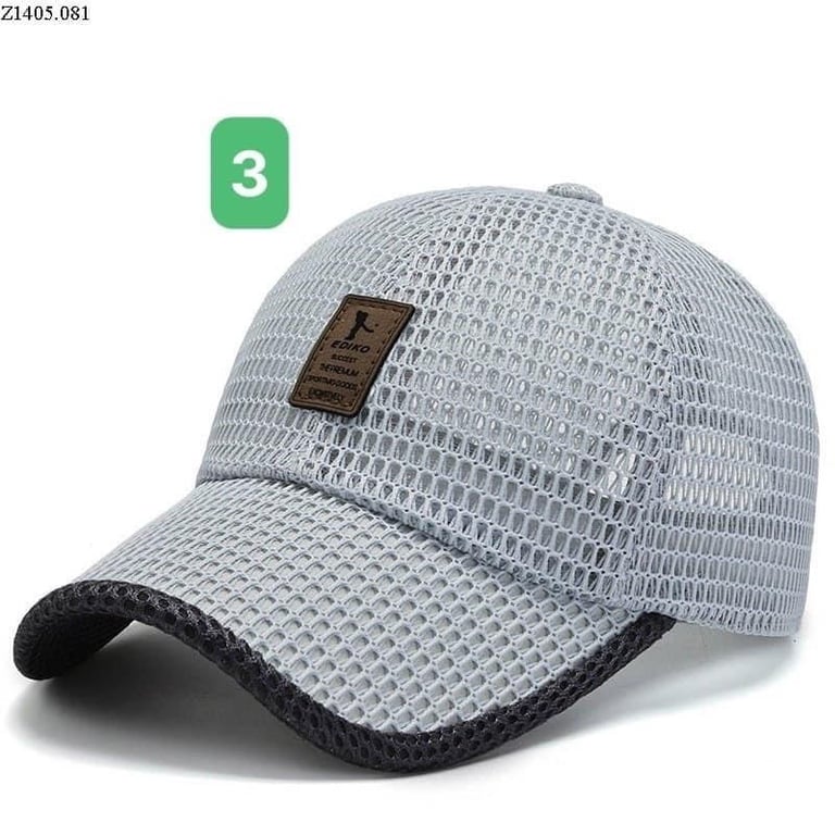 MŨ LƯỚI THOÁNG KHÍ DÀNH CHO NAM NỮ