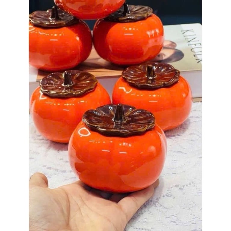 Combo 2 hũ đựng trà, các loại hạt mứt quả hồng