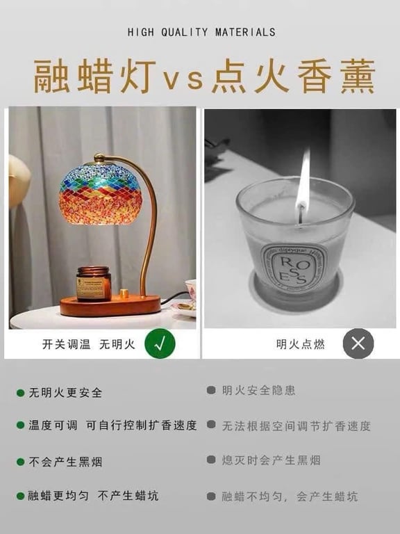 ĐÈN ĐỐT NẾN THƠM DECOR NC253