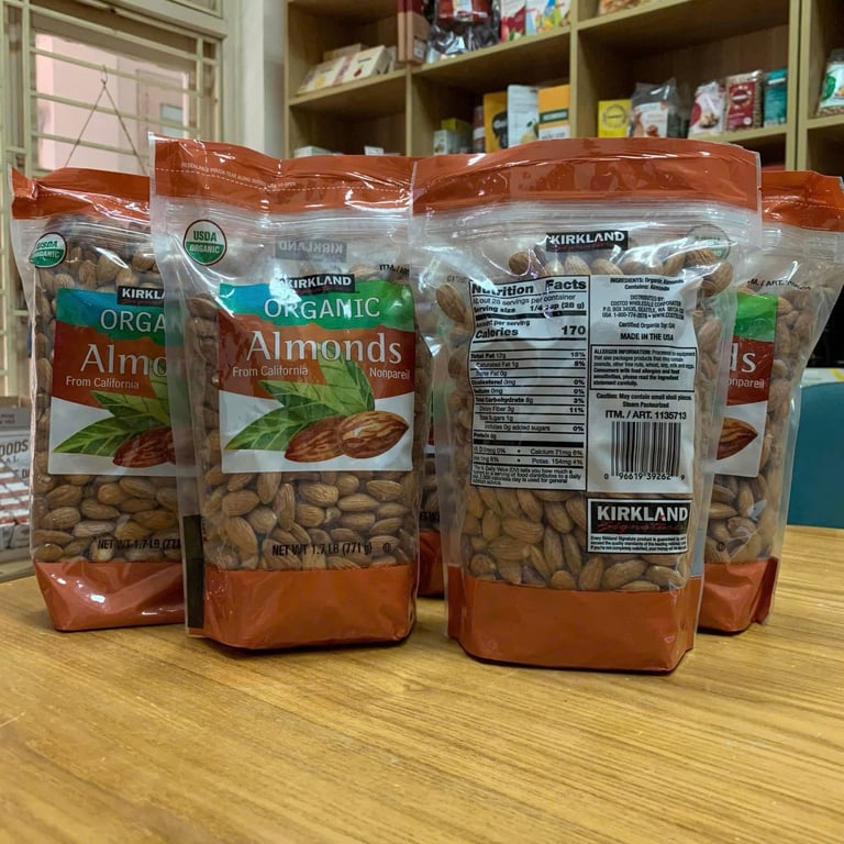 HẠNH NHÂN HỮU CƠ KIRKLAND MỸ túi 771G