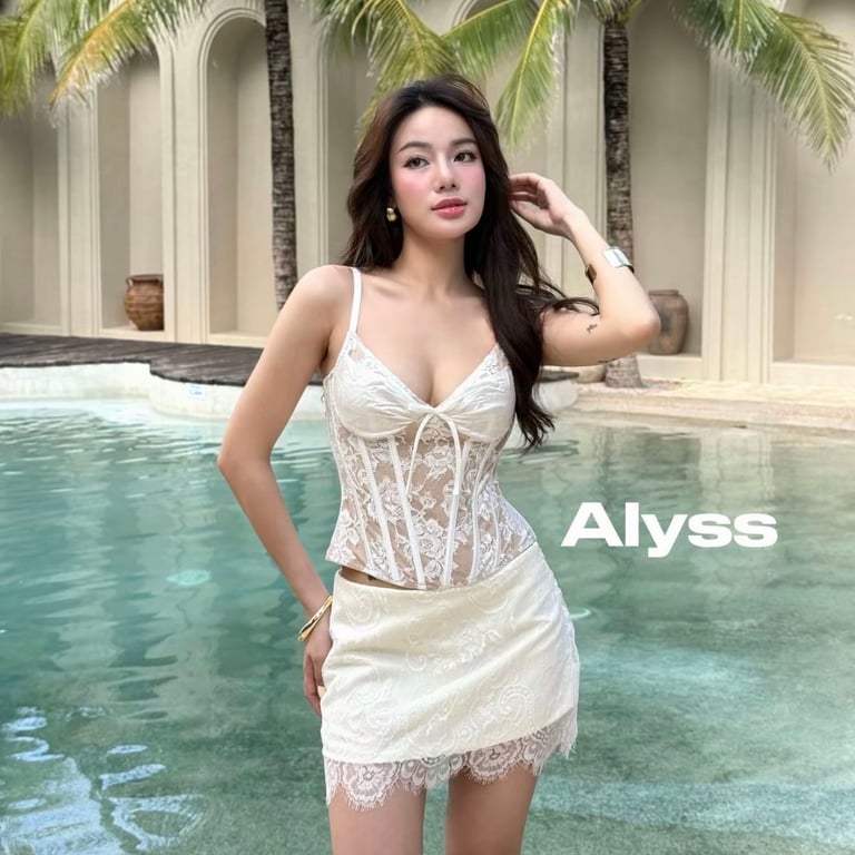 Áo Corset Phối Ren 2 dây