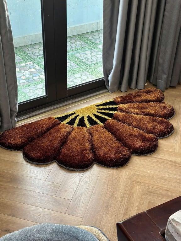 Thảm cửa đa năng hình quạt 70*140cm siêu dày