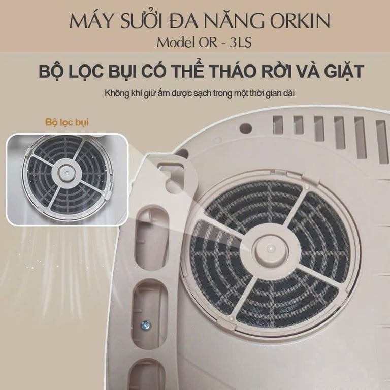 Máy sưởi gốm Orkin- Model: 0R-3LS