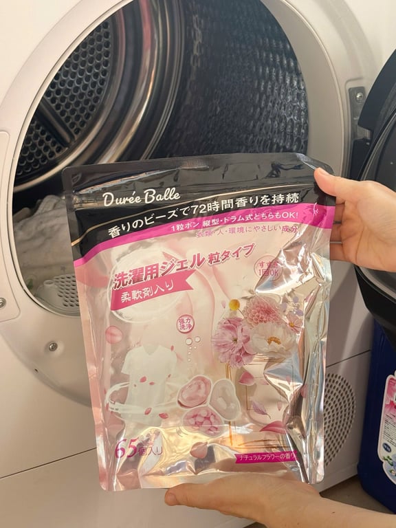 Viên giặt xả 3 -1  Duree Balle Nhật