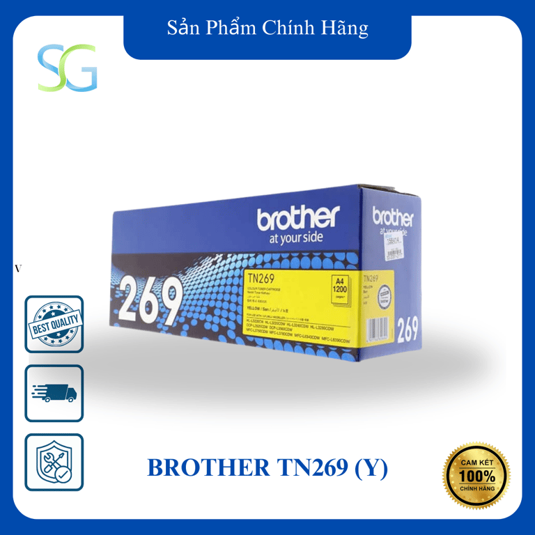 Hộp Mực Màu Brother TN269 (Y) – Cho Máy HL-L3240CDW/ 3280CĐW