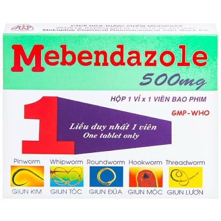 Mebendazol lố/50h meko