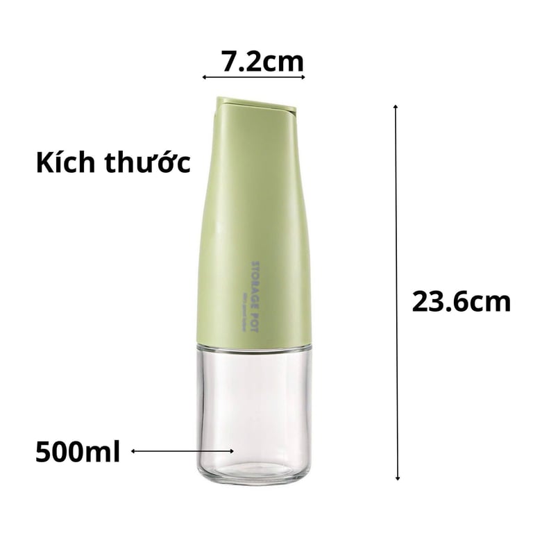 HŨ ĐỰNG GIA VỊ và BÌNH RÓT DẦU