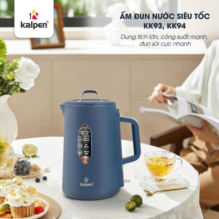 🇩🇪 ẤM SIÊU TỐC KALPEN KK93/KK94 1800ML