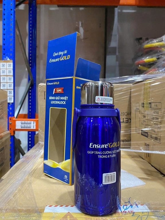 Bình giữ nhiệt siêu to của LocknLock 1150ml hàng KM