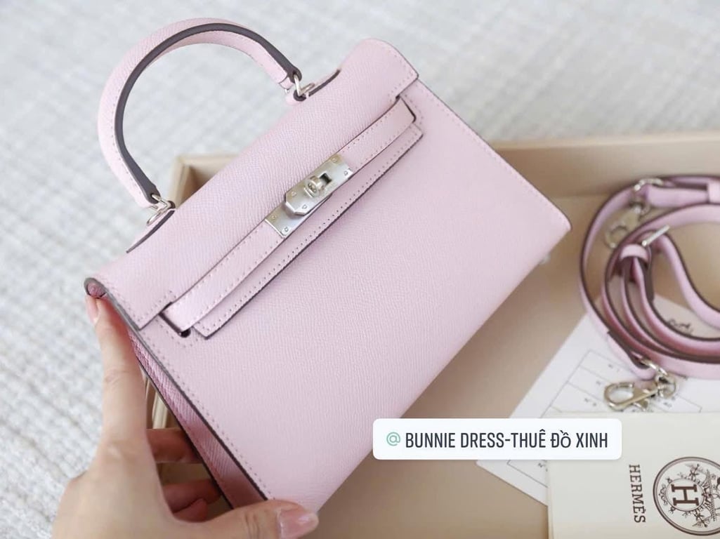 Túi Hermes hồng size 22