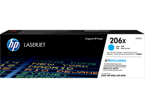 Mực HP 206X Laser Màu Xanh (W2111X) - Chính Hãng