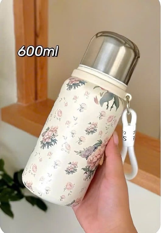 BÌNH GIỮ NHIỆT HOA NHÍ 600ML