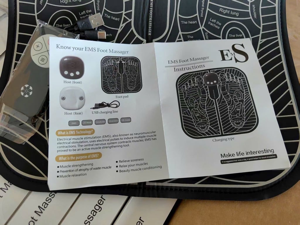 THẢM MASSAGE ĐIỆN SINH HỌC EMS