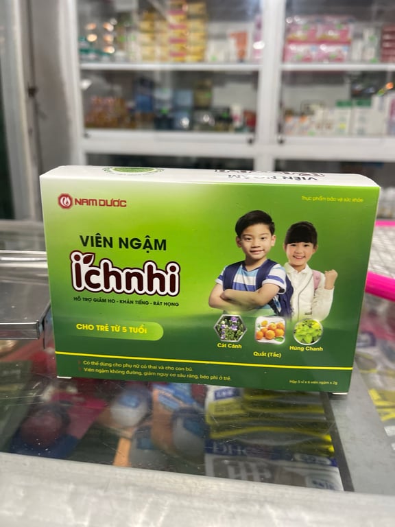 Kẹo ngậm ích nhi h/5 vỉ