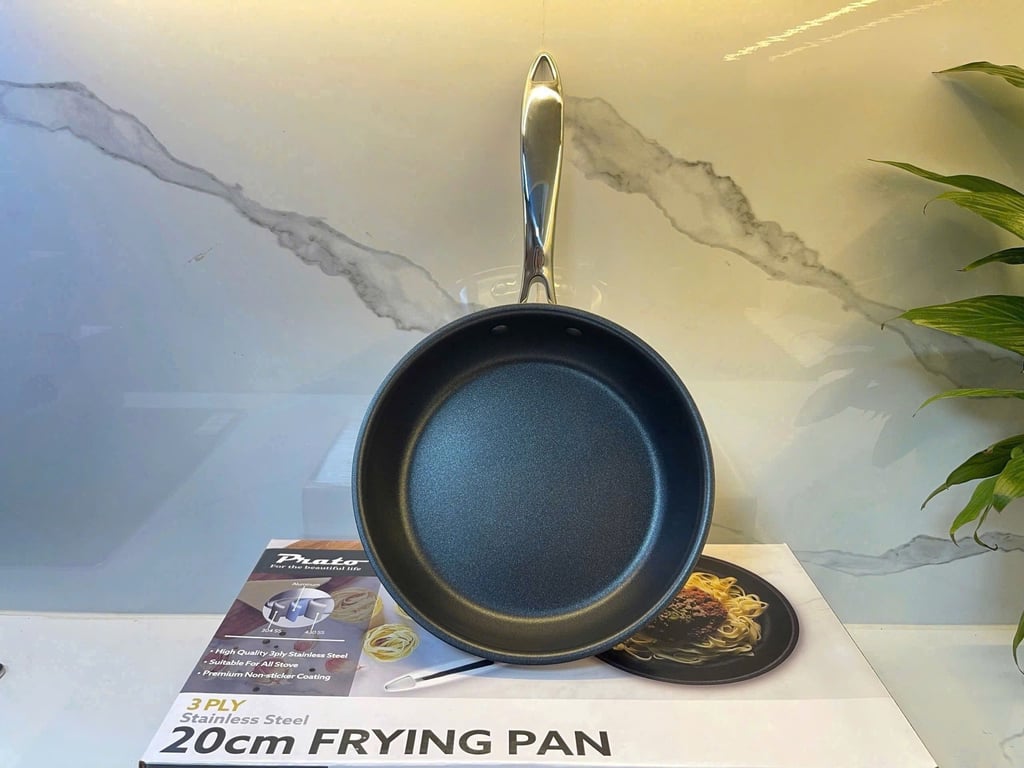 Chảo Chống Dính Đáy Liền Prato Size 20/24/26/28cm