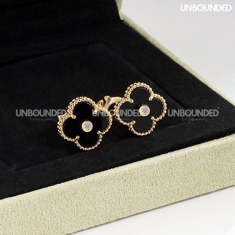 Bông tai Vintage Alhambra | Diamod | 002