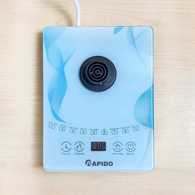 Ấm điện đa năng Rapido 10 chức năng đun nấu