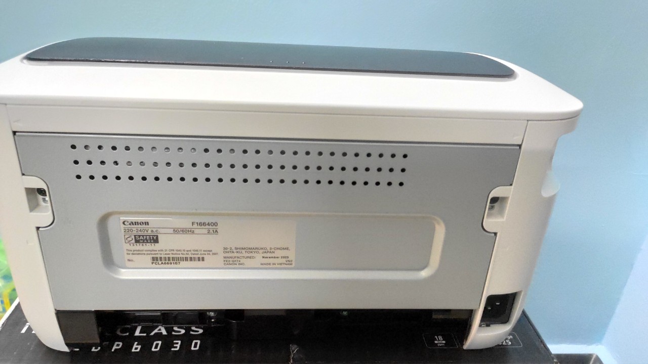 Máy In Laser Đơn Năng Trắng Đen Canon LBP 6030 (In, A4, USB) - Hàng Chính Hãng