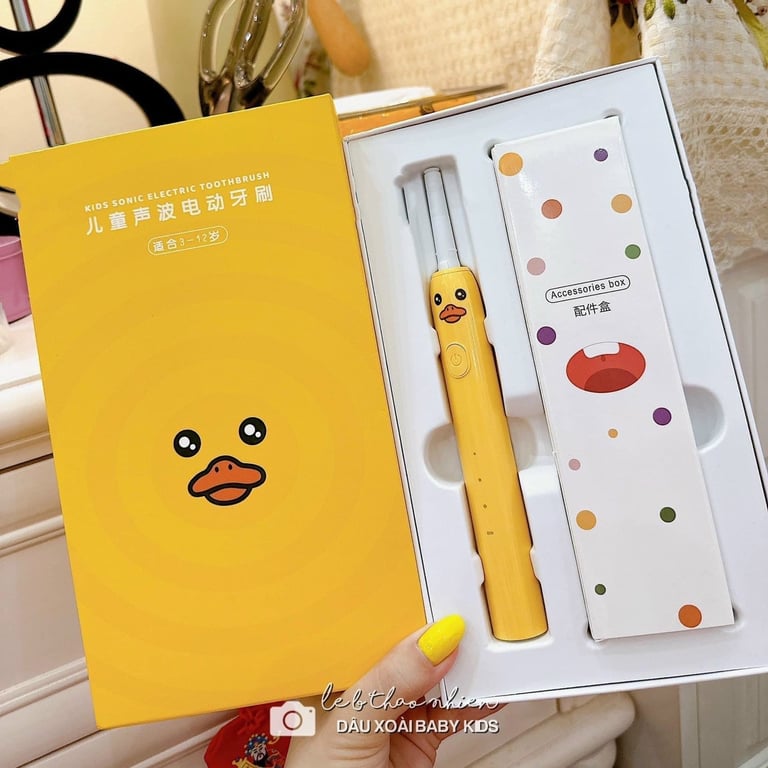 BÀN CHẢI ĐIỆN KID CHÍNH HÃNG BOORUI