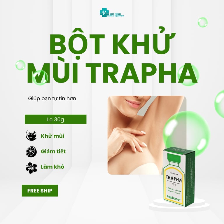 Bột khử mùi Trapha