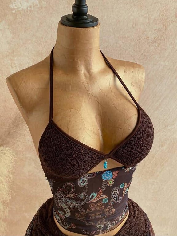 Bikini 2 mảnh nâu