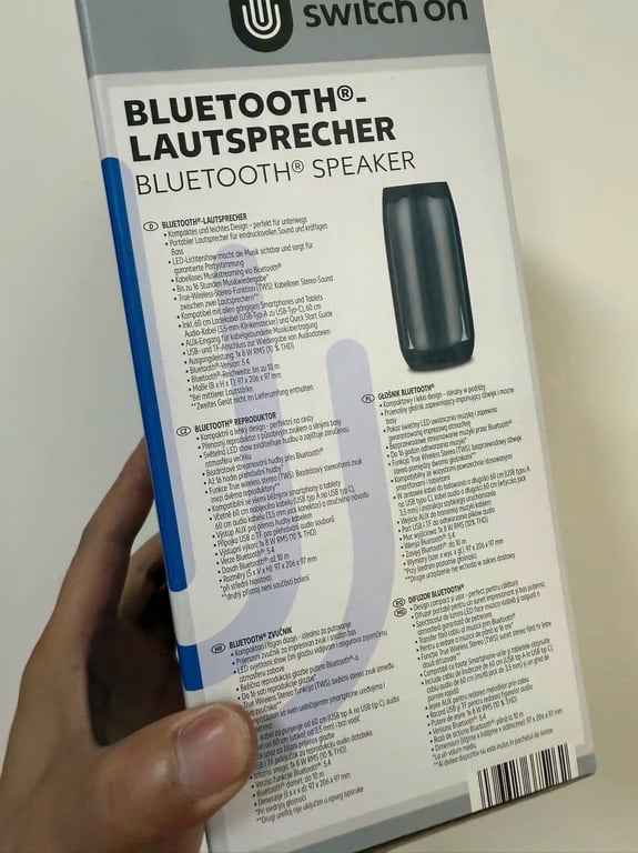 LOA BLUETOOTH SWITCH ON Loa Bluetooth Switch On