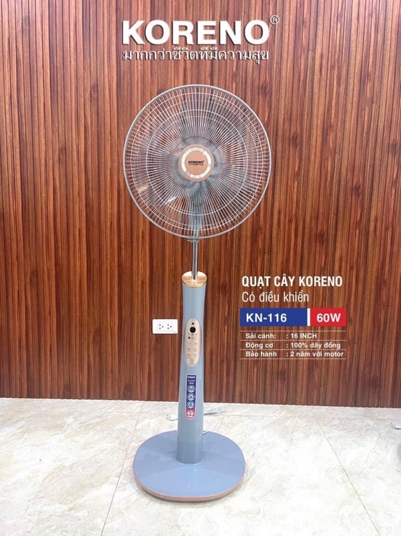 Quạt cây KORENO - có điều khiển KN-116, KN118