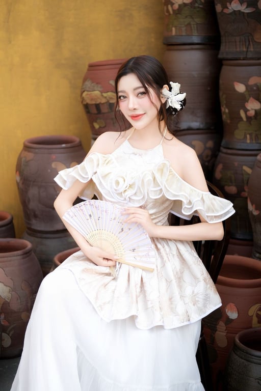 Flexy - Set Yếm Niên An kem S/M/L/XL