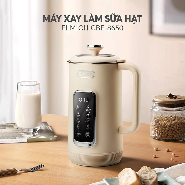 MÁY LÀM SỮA HẠT ELMICH CBE8650