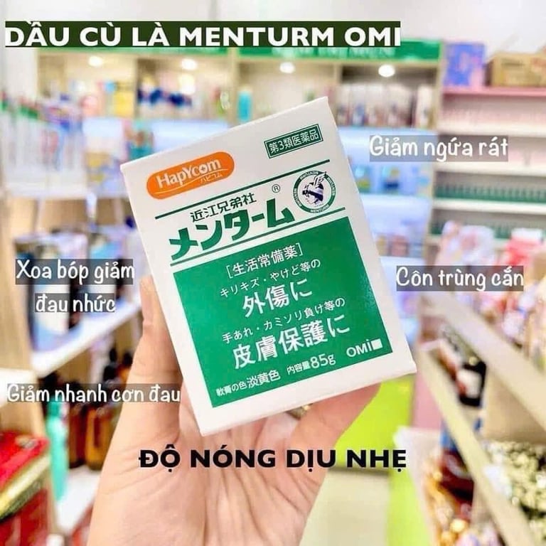 DẦU CÙ LÀ OMI MENTURM NHẬT