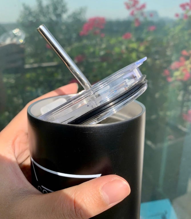 Cốc giữ nhiệt uống Cafe THANKS thể tích 350ML