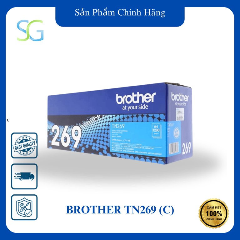 Hộp Mực Màu Brother TN269 (C) – Cho Máy HL-L3240CDW/ 3280CĐW