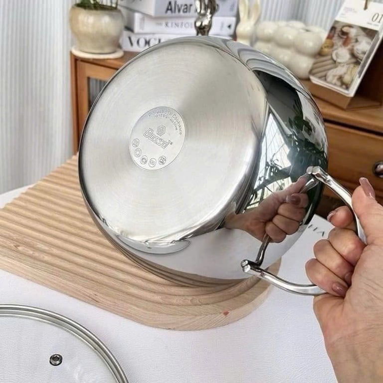 Chảo sâu lòng hai quai Bossd 24cm - BSD659