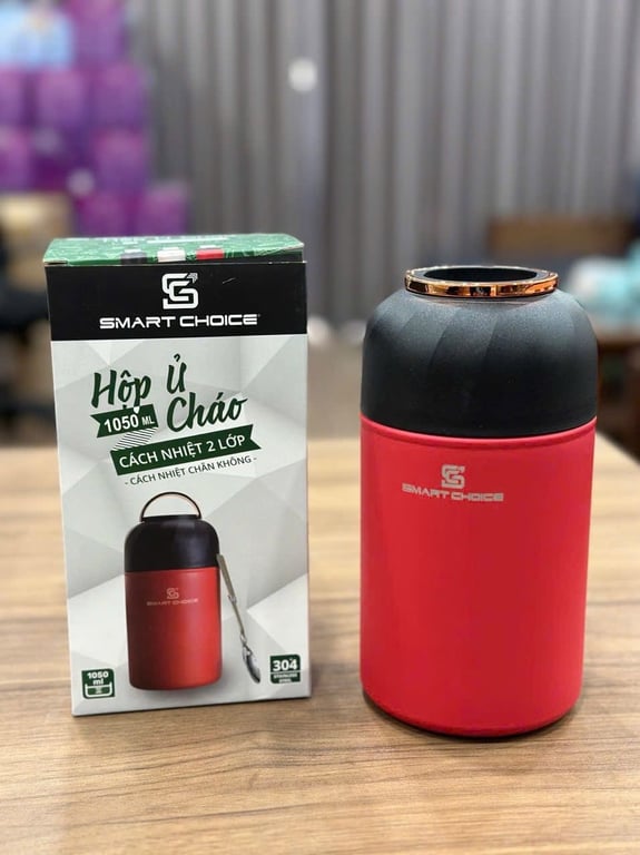 BÌNH GIỮ NHIỆT / Ủ CHÁO INOX 304 – DUNG TÍCH 1050ML