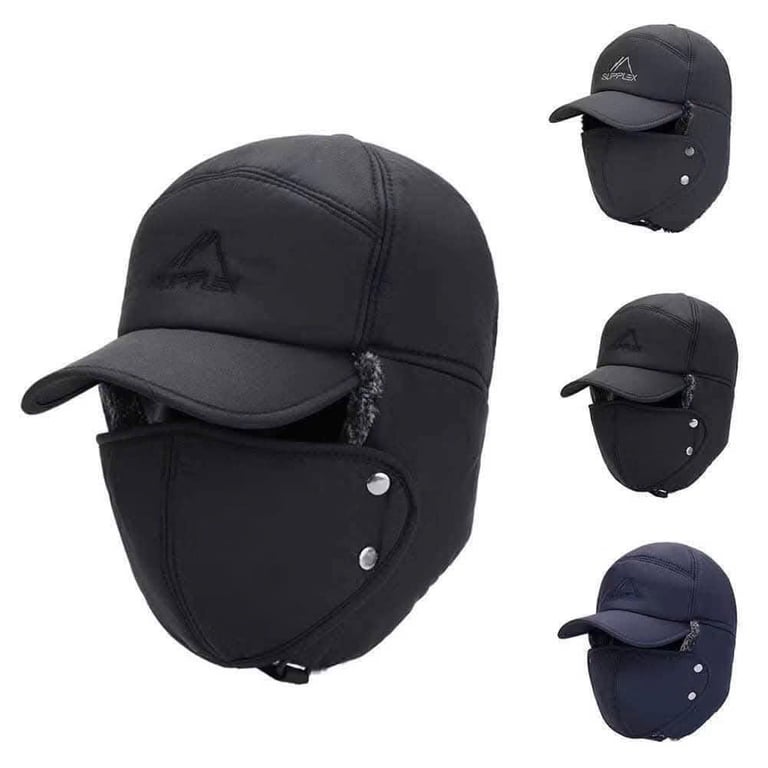 Mũ phi công lót lông kèm khẩu trang siêu ấm