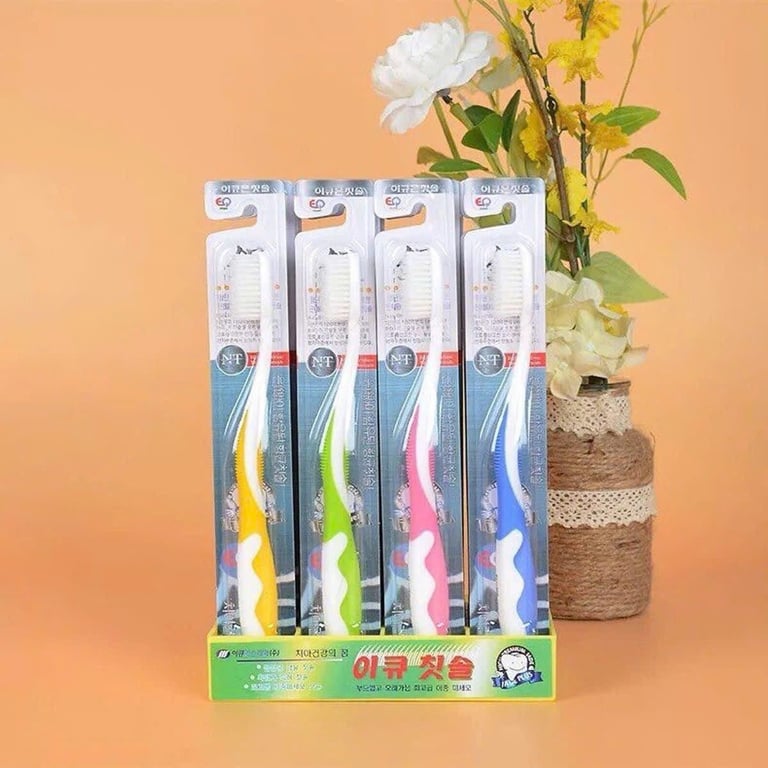 Set 4 Bàn Chải Đánh Răng EQ Nano Technology – Chuẩn nhập khẩu Hàn Quốc