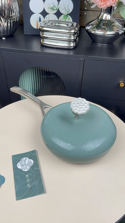 CHẢO NHÔM LÁ SEN VELOSAN 26CM - KC20