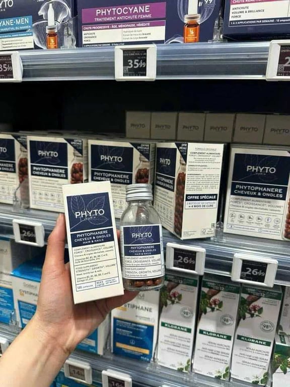 Viên uống mọc tóc Phytophanere 120 viên