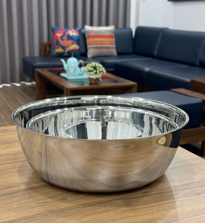 TÔ TRỘN THỨC ĂN KIÊM CHẬU RỬA INOX NHÀ BOSSD 24/28cm